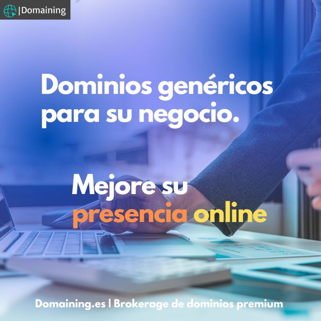 Broker de dominios premium | Domaining ES