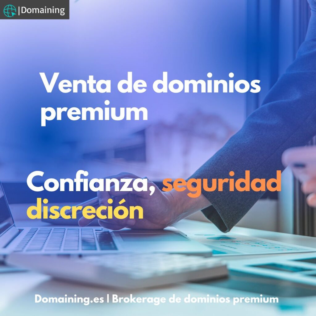 Venta den dominios premium | Domaining ES